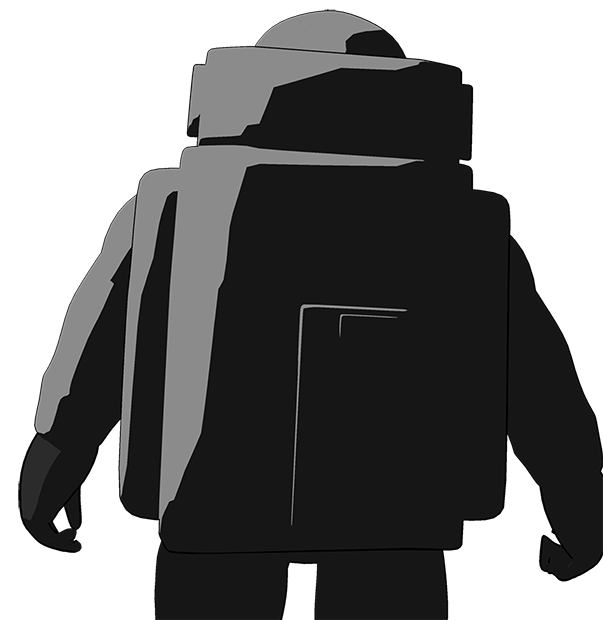 astronaut back
