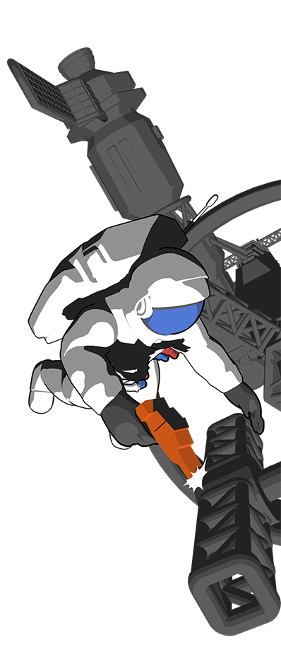 astronaut fixing